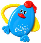 BabyBruin Csörgő rágóka csibe - Kék (55044155-kek)