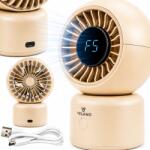 Velano Asztali Ventilátor Akkumulátoros Asztali Ventilátor Vezeték Nélküli Csendes Usb-c (VELWEBS0010)