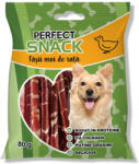  PERFECT SNACK PERFECT SNACK Fâșii Moi, XS-XL, Rață, punguță recompense câini, 80g