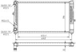 MTR Radiator, racire motor MTR 30057423 (30057423)