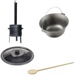 Artool Soba cu ceaun 16 litri, capac, lingura de lemn, Artool (151153) - evelise Ceaun