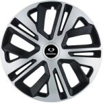 AutoHelix MSA Set 4 Capace Roti, model 14 Inchi (R14) Raven Gri-Negru, Compatibile Cu SsangYong (1744)