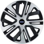 AutoHelix MSA Set 4 Capace Roti, model 14 Inchi (R14) Raven Gri-Negru, Compatibile Cu Volvo (1753)