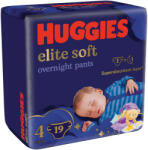 Huggies Scutece chilotel de noapte Huggies Elite Soft Pants Overnight 4, 9-14 kg, 19 buc (5029053548166)