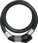 ABUS Steel-O-Flex Raydo Pro 1460/85 lakat + tartó KF - Fekete