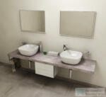 Sapho AVICE pult, 220x50cm, cement szürke (AV227) (AV227)