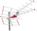 Maclean Antena Directionala TV MACLEAN MCTV-855A Terestra Standard Full HD DVB-T/T2 H. 265 HEVC Argintiu (5902211113072)