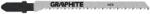 GRAPHITE Lame Fierastrau vertical CrV 75x100mm, 10TPI , 2 buc , set, [tip Bosch-prindere "T"] 57H769 (57H769)