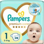 Pampers Scutece Pampers Premium Care Marimea 1, Nou Nascut, 2-5 kg, 26 buc (8001841104614)