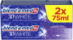 Blend-a-med Pachet: 2 x Pasta de dinti Blend-a-med 3D White Fresh, 75 ml (8006540387887)