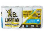 EL CAPITAN Hartie Igienica EL CAPITAN, 3 Straturi, 8 Role/Bax, 120 File/Rola, Hartie cu Parfum Floral (MON124004)