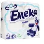 Emeka Hartie Igienica EMEKA White, 3 Straturi, 4 Role/Set (ROFI18717)
