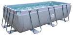 avenli Piscina cu Cadru Avenli 400x200x99cm 7020l +6ani Gri (12017EU)