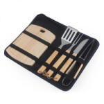 Voltz Set de ustensile pentru gratar Oliver Voltz OV51710B, 6 piese, Otel inoxidabil, Geanta de depozitare, Negru (OV51710B)
