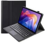 Gigapack Redmi Pad 2 tok álló bőr hatású FLIP bluetooth billentyűzet asztali tartó ceruza tartó fekete GP-190799 (GP-190799)
