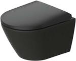 Duravit D-Neo - Toaletă suspendată, Rimless, DuraShield, antracit 258809AD00 (258809AD00)