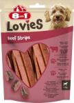 8in1 Lovies Beef Strips 80 g recompensă pentru câini cu carne de vită coaptă
