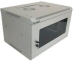 XtendLan Dulap Echipamente de Date XtendLan 6U/600x450 Montare pe Perete Monobloc Usa de Sticla Gri (PV367137)