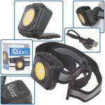 GEKO Ütésálló LED COB fejlámpa 3W 500mAh 500lm IP44 63210 (G15117)