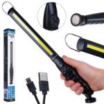 GEKO Műhelylámpa mágnessel és fényerő-szabályozással LED COB 10W 1800mAh 450lm IP44 63515 (G15123)