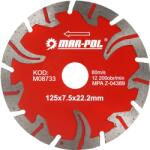 MAR-POL Gyémántkorong RED 125x7.5x22.2mm 14221 (M08733)