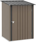 Outsunny kerti fészer, szerszámoskamra 100 x 103 x 160 cm acél, barna (845-530V00BN)
