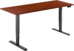 Alza Table ET1 NewGen fekete + TTE-03 160x80 cm barna asztallappal (BUN)
