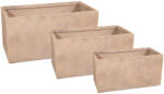 Yukon Tetra High Kompozit Balkonláda Szett Bézs 60x30x30-100x45x45cm S3 (MC-132074)