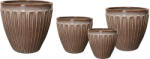  Noble Lines Classic Kerámia Növénytartó Szett Macchiato 31x29, 5-58x51cm S4 (MC-130425)