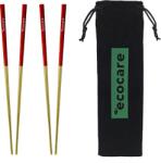 Ecocare Fém evőpálcikák Gold-Red csomagolásban, 4 db
