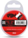 Spomb SPOMB Tapered Braided Leaders 0, 18-0, 35mm/3x10m RED