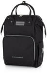 Petite&Mars Rucsac bebe scutece Jack - Just Black Doar negru (144612)