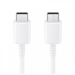 Samsung USB-C - USB-C kábel Samsung EP-DA705BWE, 25W, 3A, 1m, fehér GP-TOU021RFBWW