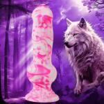 SuperLove Sweet Monster Dog Dildo Pink L Dildo