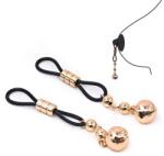 SuperLove Nonpiercing Nipple Jewelry Bells Gold