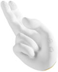 SuperLove Magic Hand Heated Finger Motion Stimulator White Vibrator
