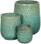 Merida Classic High Kerámia Növénytartó Szett Óceánkék 20, 5x23, 5-37x50cm S3 (LF-711020)