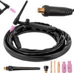 Powermat TIG Lift Hegesztőpisztoly - WP-17V, 3m, ŁW 35-50 - MMA/TIG gépekhez (PM1301) (POW-PM1301)