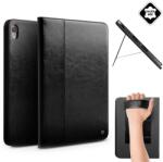 Qialino IPAD Air 13 (2026) / Air 13 (2025) QIALINO tok álló, valódi bőr aktív FLIP, asztali tartó + kézpánt, FEKETE (GP-86060)