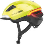 ABUS kerékpáros városi sisak HYP-E, In-Mold, beépített index funkcióval, signal yellow M (54-58 cm)