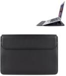 DEVIA tok fekvő, bőr hatású LAPTOP/NOTEBOOK/TABLET univerzális, 15.4" méret, FEKETE - asztali tartó, ultravékony (ST348365)