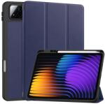 Gigapack Xiaomi Pad 8 Pro / Pad 8 / Pad 7 Pro Tok álló, bőr hatású aktív FLIP, ceruza tartó, SÖTÉTKÉK - oldalra nyíló, TRIFOLD, asztali tartó (GP-168361)