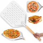 Goaduoynt Pizzalapát Professzionális Összecsukható Inox Kenyér Lyukakkal 39.5x30CM (6978719494691)