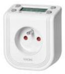 VIRONE DT-4 Elektronikus időzítő felső LCD kijelzővel 230 VAC, 3680 W, 16 kapcsolási mód, jelenlét-szimulátor (DT-4)