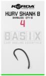 Korda Basix Kurv Shank szakáll nélküli horog 4 (KOR-KBX038)