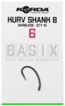 Korda Basix Kurv Shank szakáll nélküli horog 6 (KOR-KBX039)