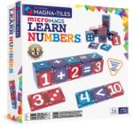 Magna-Tiles Mágneses építőkészlet microMAGS Learn Numbers 56 darab (MT-254055LN)