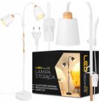 LEDTechnics Álló Padló Lámpa Állítható 170cm Modern 2x E27 Led Bekapcsoló (8567)