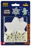 Hama Beads Hama Midi - gyöngykészlet - sötétben világító csillag - 350 db (Hama_H4191)