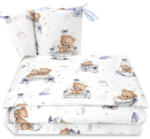  Baby Shop 3 részes ágynemű garnitúra - Mackó álom kék